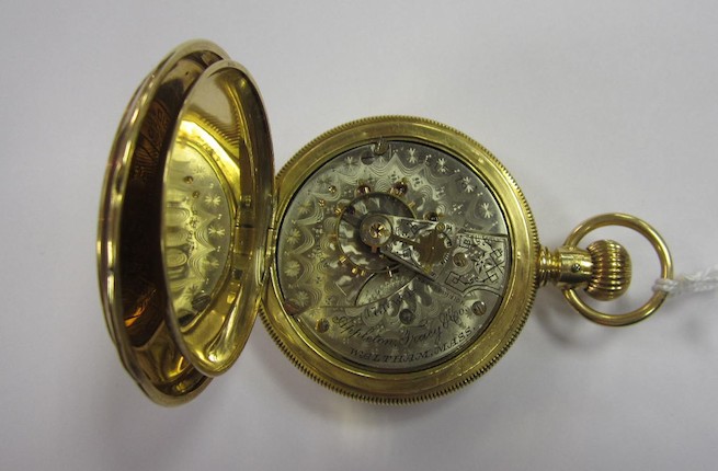 A US Presidential presentation gold Hunter pocket watch, by Appleton Tracey & Co. Waltham, Massachusetts. image 2