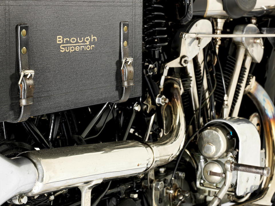 1929 Brough Superior 986cc SS100 'Alpine Grand Sports' Frame no. S987 Engine no. JTO/C 21326/T