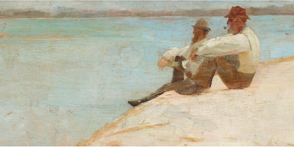 Tom Roberts (1856-1931) On the Beach, Port Macquarie, 1896
