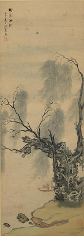 Zhu Ben (1761&#8212;1819) Fishing