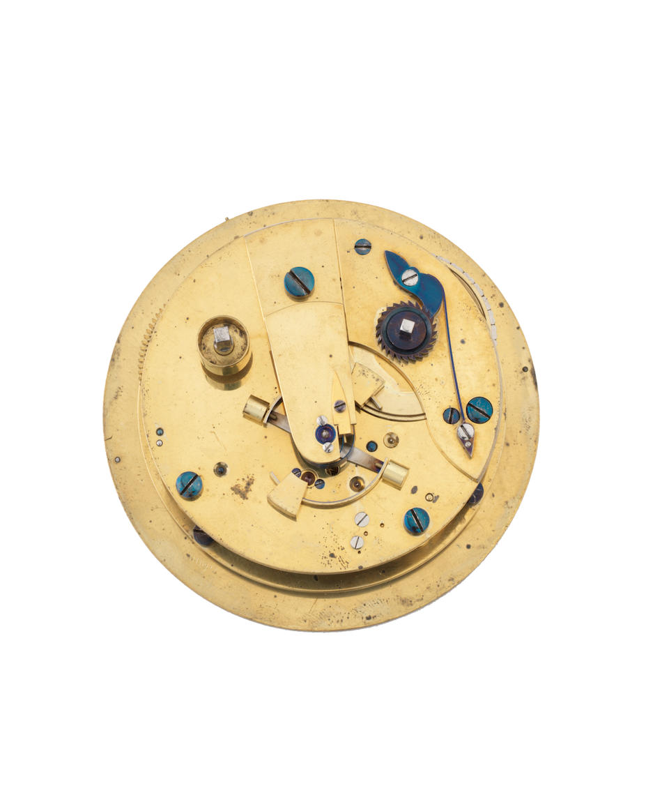 The property of Captain Robert FitzRoy, an historically important second quarter of the 19th century two day marine chronometer present on the second and third voyages of HMS Beagle Robert Molyneux, 44 Devonshire Street, London, No.1175