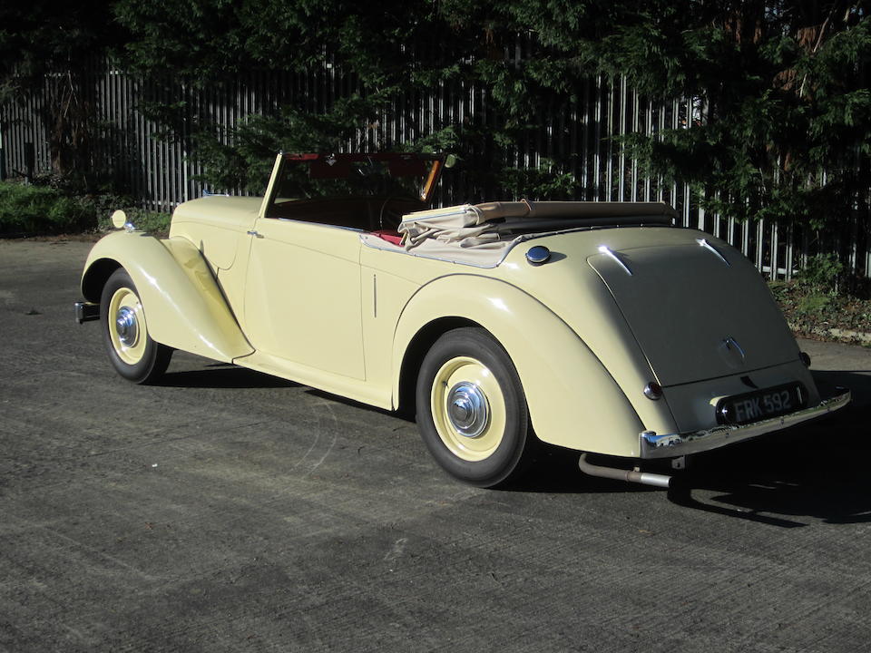 1946 Armstrong Siddeley 16hp Hurricane Drophead Coup&#233;  Chassis no. C162349 Engine no. E162389