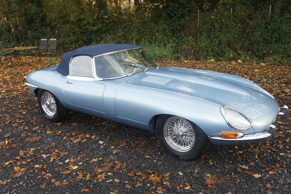 Etat de restauration concours, Jaguar  Type E 3.8-Litre 's&#233;rie 1 plancher plat', roadster 1961