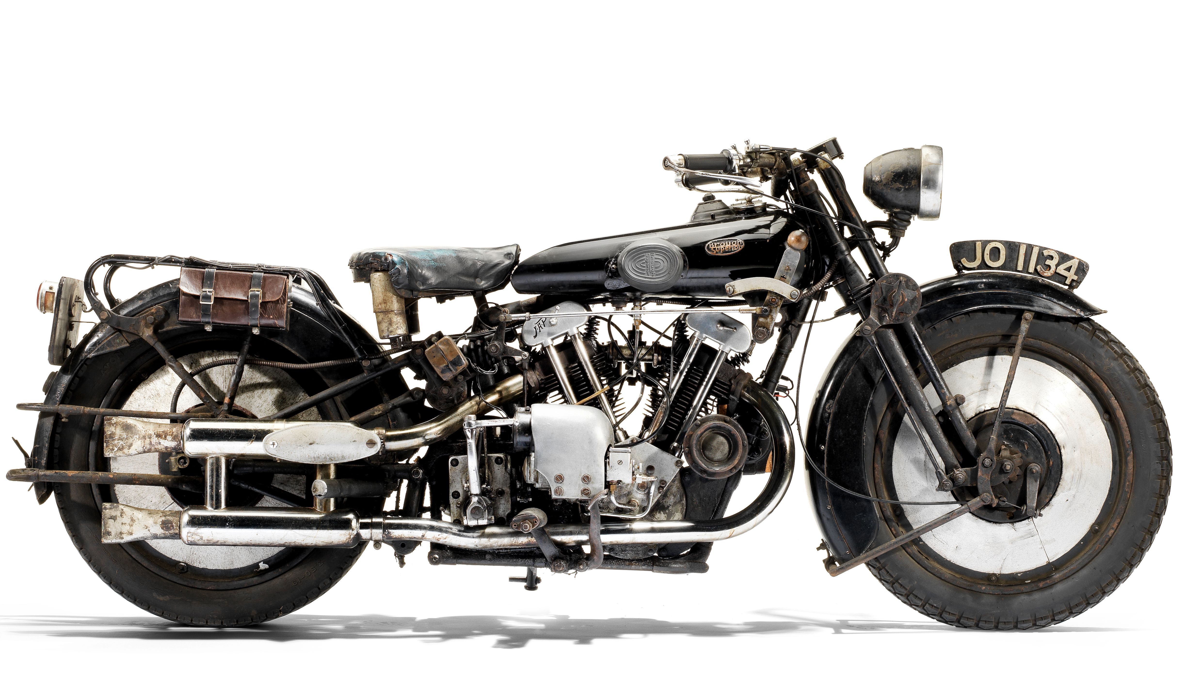 Bonhams Cars : 1930 Brough Superior OHV 680 Black Alpine Frame no ...