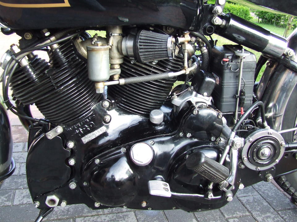 Vincent-HRD S&#233;rie C Black Shadow 998 cm3 1949 Frame no. RC10707 Engine no. F10AB/1B/2662