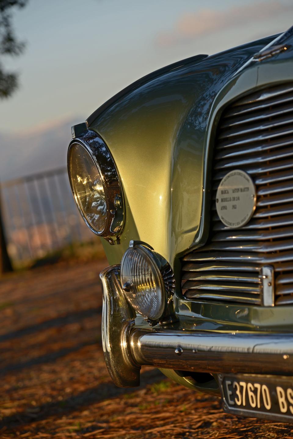 Livr&#233;e neuve au Luxembourg avec volant &#224; gauche, &#233;ligible aux Mille Miglia ,Aston Martin DB 2/4 'MkI'(3 litres) coup&#233; 1955