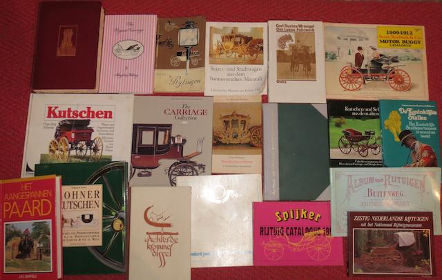 A collection of carriage related books, comprising, Watney: The Elegant Carriage, 1979;   ((Qty))