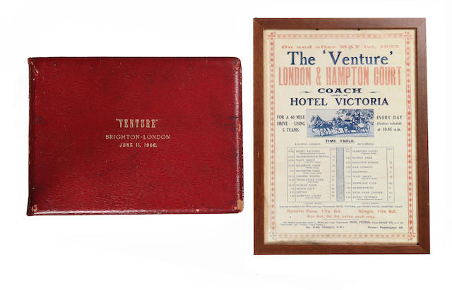 "Venture" Brighton to London, June 11, 1908,   ((2))
