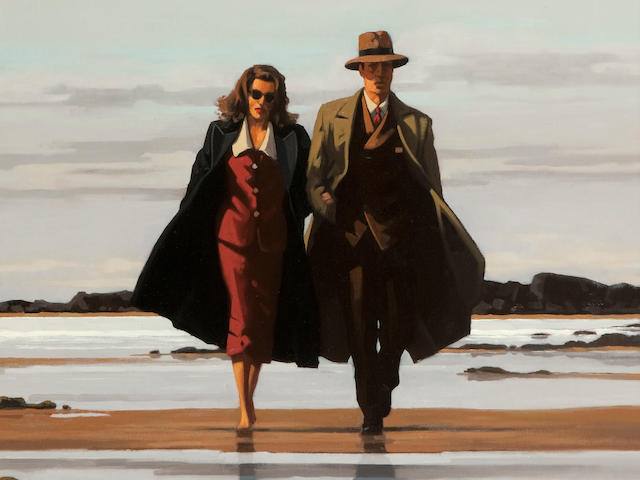 Jack Vettriano OBE Hon LLD (British, born 1951) The Road to Nowhere 81 x 71 cm. (31 7/8 x 27 15/16 in.) Painted in 1996