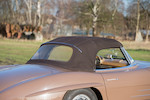 Thumbnail of Formerly the property of Alfried Krupp, in current ownership since 1980  and an extremely original example,1960 Mercedes  300SL Roadster  Chassis no. 198.042-10-002539 Engine no. 198.980-10-002544 image 4