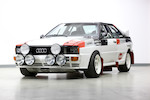 Thumbnail of Ex-works, Hannu Mikkola/Arne Hertz,1982 Audi Quattro A1 Group B Rally Car  Chassis no. WAUZZZ85ZDA900012 image 1