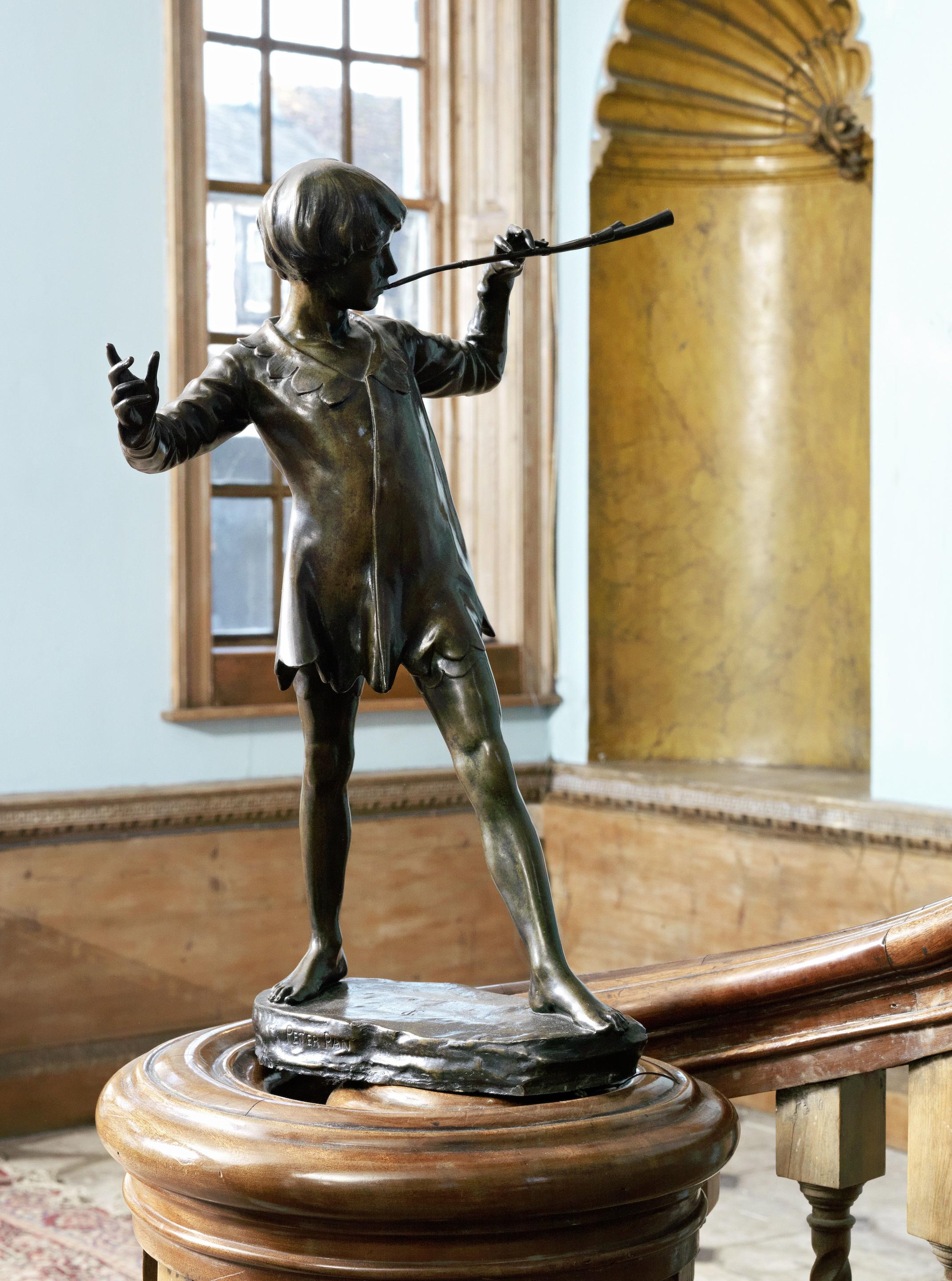 Bronzeskulptur Peter Pan nach George Frampton Bronze Skulptur Figur Replika 