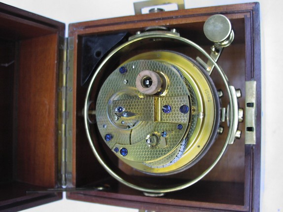 A Two Day Marine Chronometer 7x7x8ins.(18x18x20cm) image 2