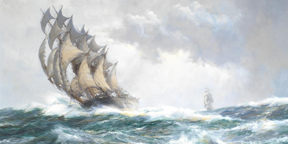 Montague Dawson (British, 1890-1973) Flying Spume - the Adelaide