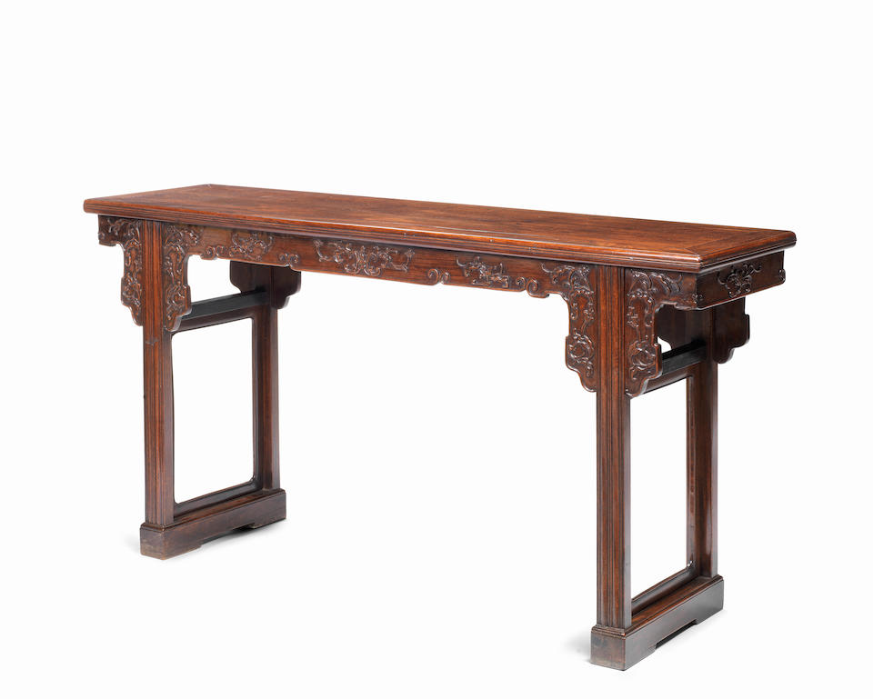 A rare huanghuali altar table Early Qing Dynasty