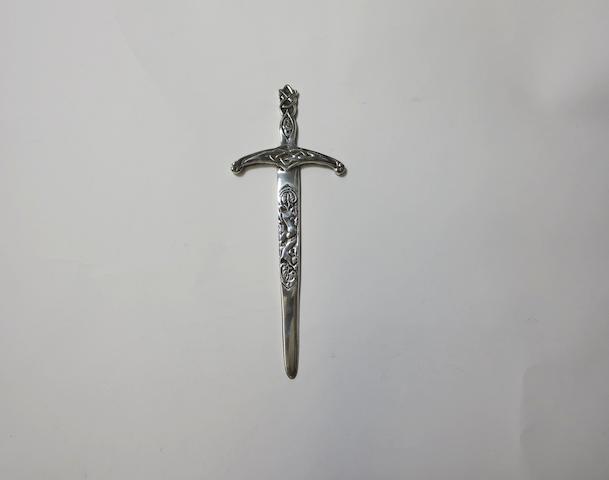 Bonhams : Iona; A silver letter opener by H.Dawson-Bowman for Crafts ...