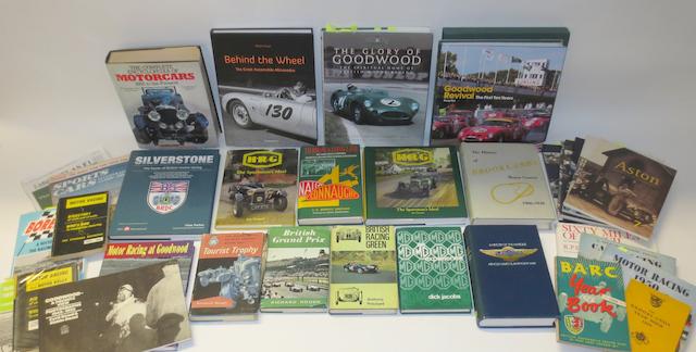 Assorted motorsport books including multiple signed examples,   ((Qty))