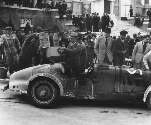 More than 45 years in current family ownership The Ex-Dick Seaman,  'Charlie' Martin, Tommy Clarke, Maurice Falkner, Clifton Penn-Hughes,  Thomas Fothringham,1935 Aston Martin Works Ulster 'LM19' Mille Miglia, RAC Tourist Trophy, French Grand Prix, Le Mans 24-Hours Competition Sports Two-Seater  Chassis no. LM19 Engine no. LM19 image 10