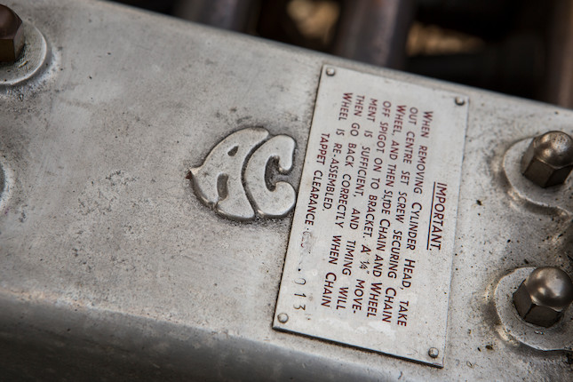 Property of a deceased's estate,1960 AC Ace Roadster  Chassis no. AE 1170 Engine no. CLBN 2471 image 10