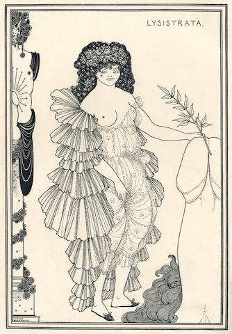 BEARDSLEY (AUBREY) The Lyistrata of Aristophanes. Now First Wholly Translated into English and Illustrated with Eight Full-page Drawings by Aubrey Beardsley, FIRST EDITION, NUMBER 72 OF 100 COPIES, [Leonard Smithers], 1896