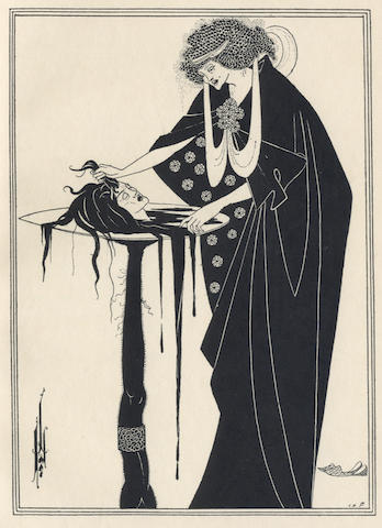 WILDE (OSCAR) Salome. A Tragedy in One Act: Translated from the French... Pictured by Aubrey Beardsley, FIRST EDITION IN ENGLISH, ONE OF 100 LARGE PAPER COPIES ON JAPANESE VELLUM, Elkin Matthews, 1894