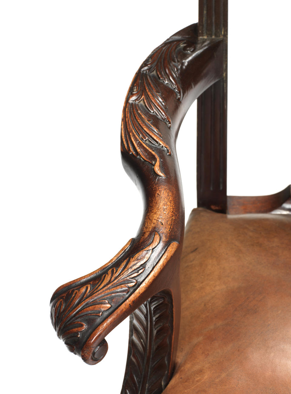 Bonhams : A set of ten Irish George III style carved mahogany 'Malahide ...