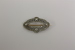 Thumbnail of An early 20th century diamond set panel brooch image 2