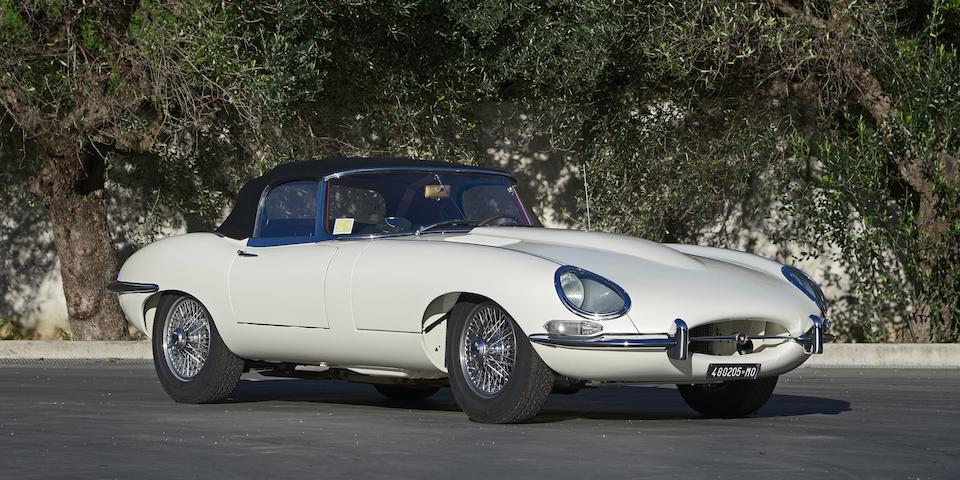 Original Italian delivery; three owners from new,1962 Jaguar E-Type Series 1 3.8-Litre Roadster  Chassis no. E877746 Engine no. R6715-8