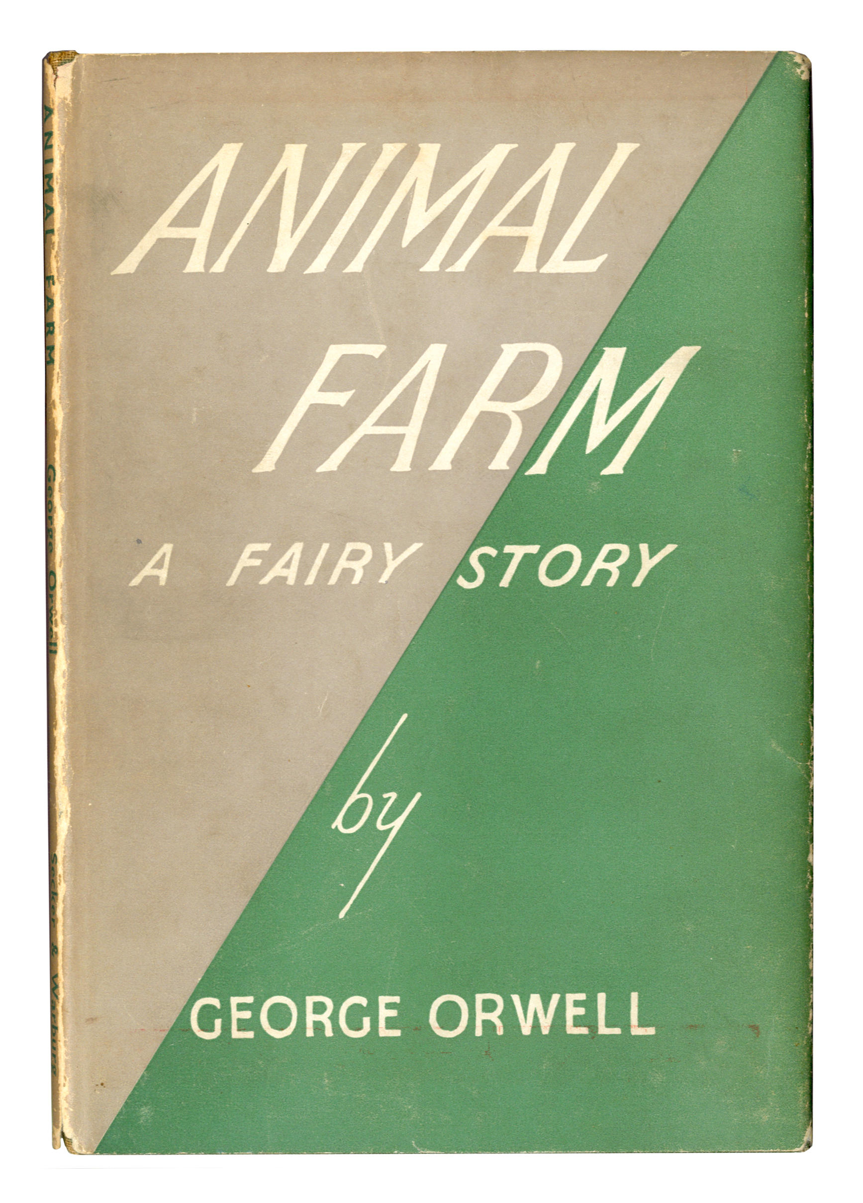 Bonhams : ORWELL (GEORGE) Animal Farm. A Fairy Story, FIRST EDITION, FIRST  ISSUE, Secker & Warburg, 1945