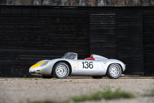 The Property of Sir Stirling Moss OBE The Ex-Bob Holbert, 'Gentleman Tom' Payne, Millard Ripley,1961 Porsche RS-61 Spyder Sports-Racing Two-Seater  Chassis no. 718-070 image 48