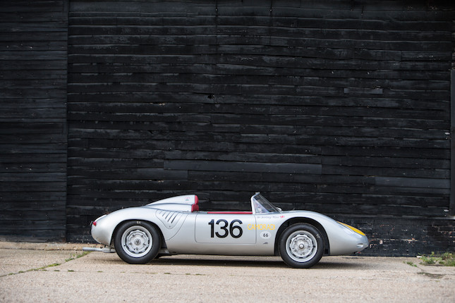 The Property of Sir Stirling Moss OBE The Ex-Bob Holbert, 'Gentleman Tom' Payne, Millard Ripley,1961 Porsche RS-61 Spyder Sports-Racing Two-Seater  Chassis no. 718-070 image 32
