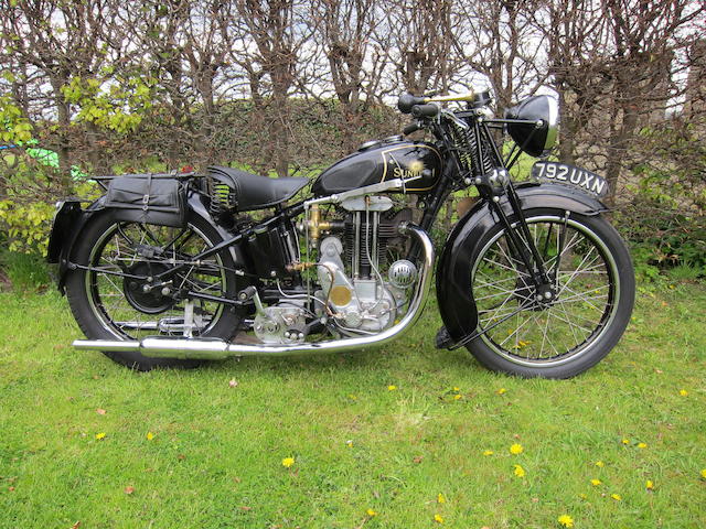 1932 Sunbeam 493cc Model 9 Frame no. D12593