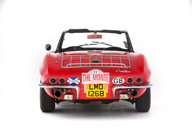 1964 Chevrolet Corvette Sting Ray Convertible Rally Car  Chassis no. 40867S103432 Engine no. 46239144 image 3