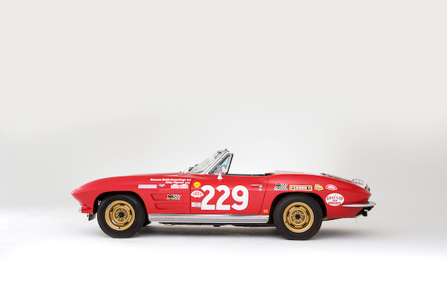 1964 Chevrolet Corvette Sting Ray Convertible Rally Car  Chassis no. 40867S103432 Engine no. 46239144 image 5