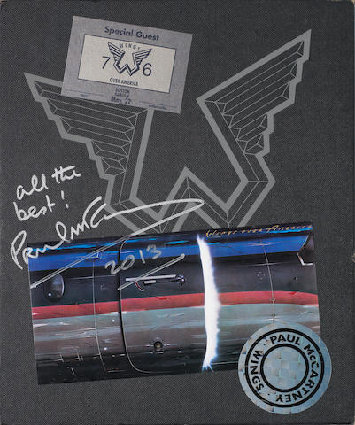 Paul McCartney/Wings: Wings Over America deluxe limited edition box set signed,