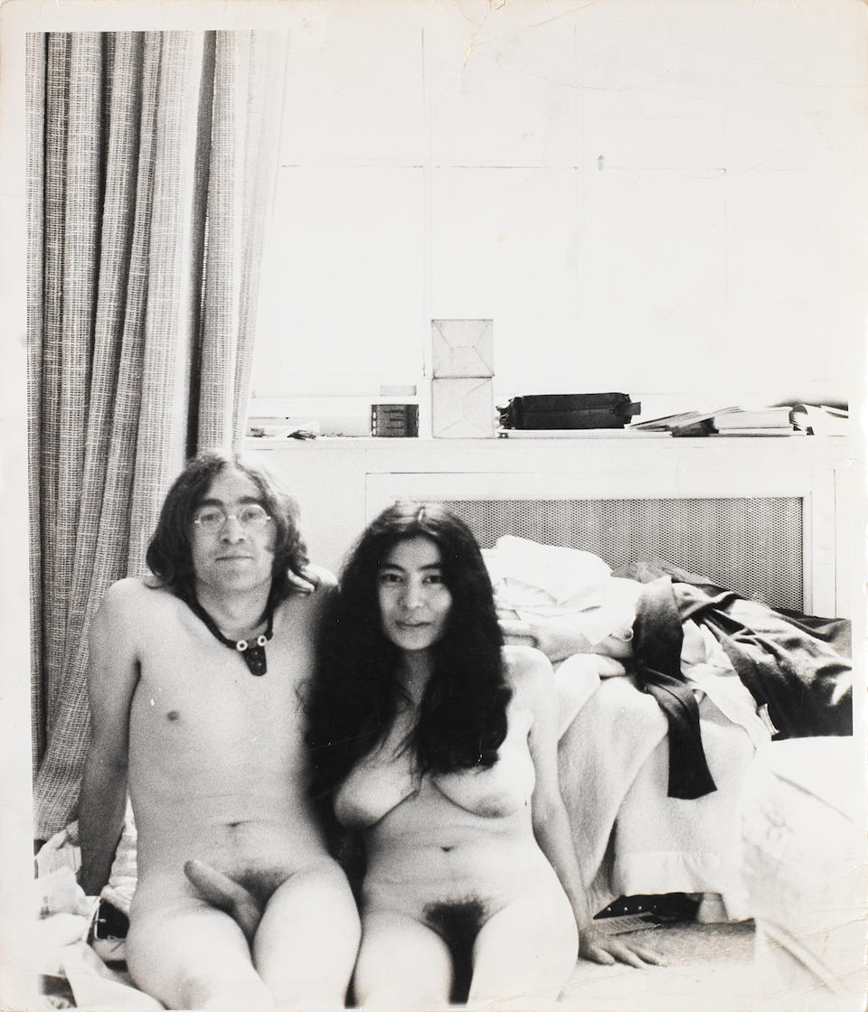 Bonhams : John Lennon and Yoko Ono: three vintage prints taken by John ...