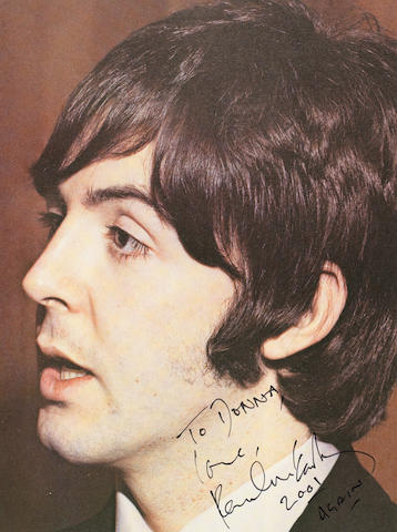 Paul McCartney: an autographed copy of Paul McCartney & Wings by Jeremy Pascall,