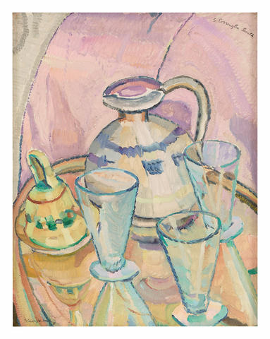 Grace Cossington Smith (1892-1984) Blue Glass, c.1927