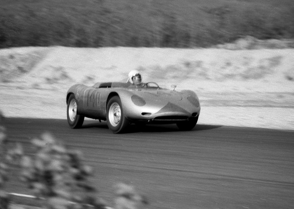 The Property of Sir Stirling Moss OBE The Ex-Bob Holbert, 'Gentleman Tom' Payne, Millard Ripley,1961 Porsche RS-61 Spyder Sports-Racing Two-Seater  Chassis no. 718-070 image 11