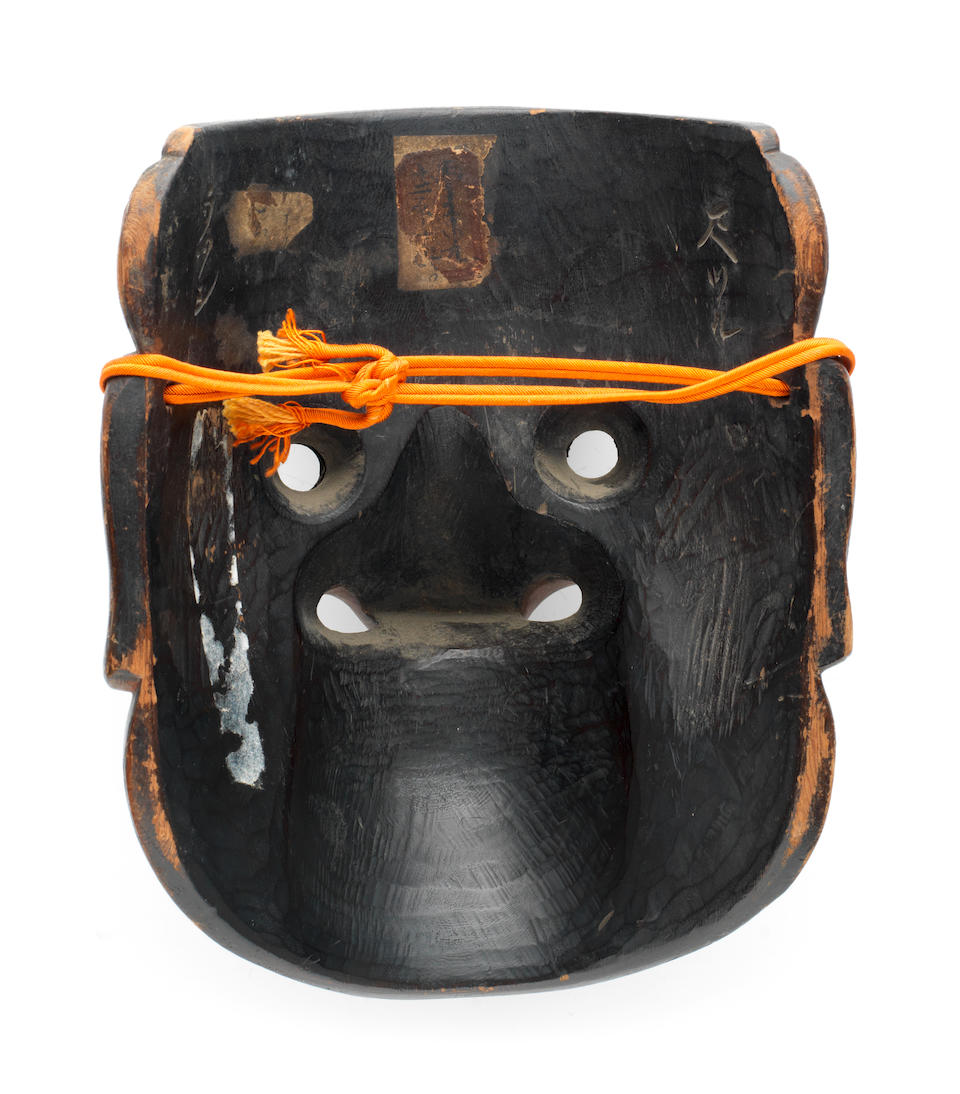 A Noh Mask of the O-Beshimi (Large Grimacing Tengu) Type Probably late 18th/early 19th century