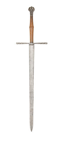 A Composite German Hand-And-A-Half Sword
