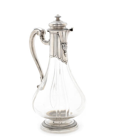 Bonhams A French Silver Mounted Glass Claret Jug With First Standard Minerva Mark Maker S Mark H Fres Cie Also Incuse Stamped Bointaburet Paris Bonhams A French Silver Mounted Glass Claret Jug With First Standard Minerva Mark Maker S Mark H Fres Cie Also Incuse Stamped Bointaburet Paris