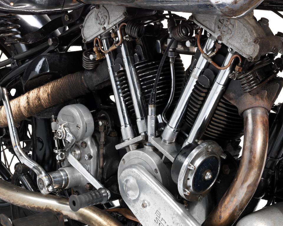 The Olympia Motorcycle Show,1937 Brough Superior 990cc SS100 Frame no. M1 1700 Engine no. BS/X2 1016