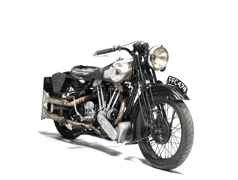 The Olympia Motorcycle Show,1937 Brough Superior 990cc SS100 Frame no. M1 1700 Engine no. BS/X2 1016