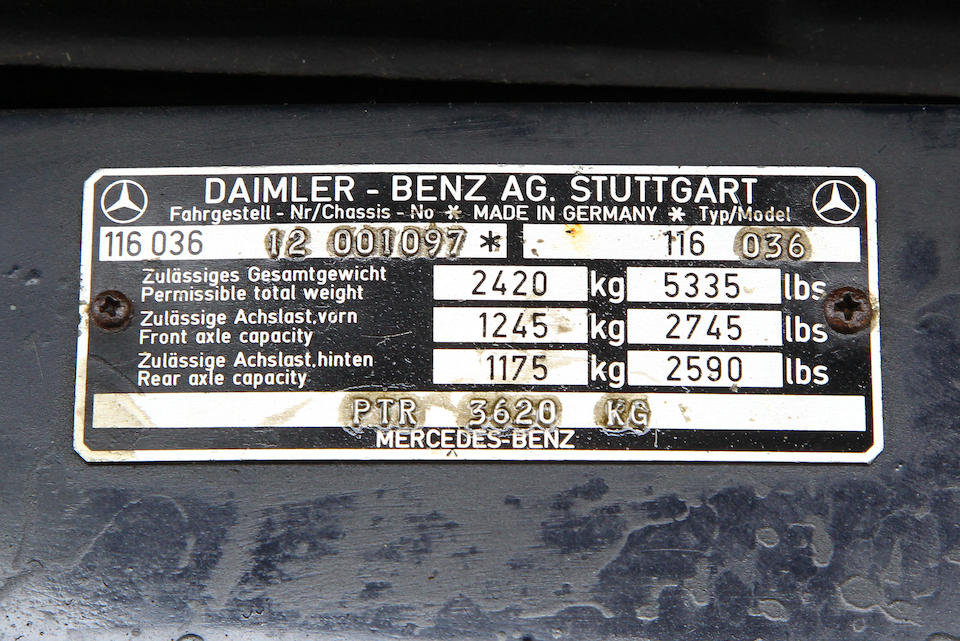 Mercedes-Benz 450 SEL 6.9 berline 1976