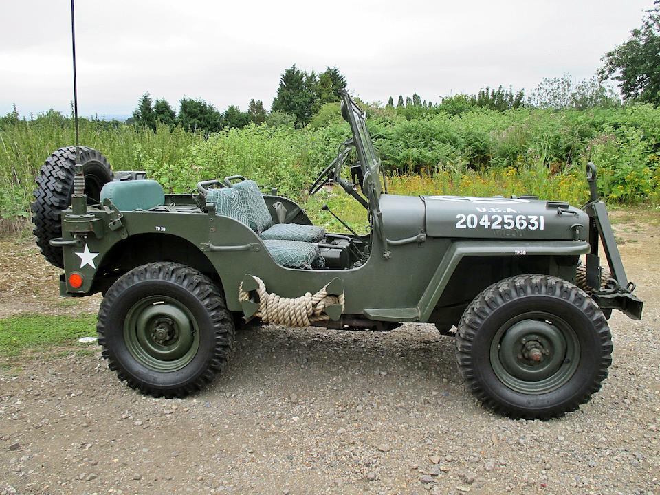 1944 Willys Jeep  Chassis no. MB3938 Engine no. MB2208031