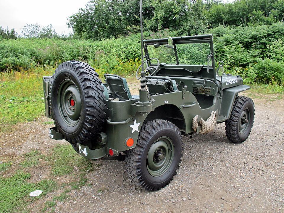 1944 Willys Jeep  Chassis no. MB3938 Engine no. MB2208031