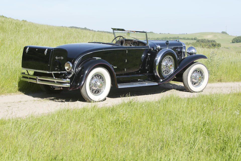 The ex-Shirley Carter Burden,1930 DUESENBERG MODEL J DISAPPEARING TOP ROADSTER  Chassis no. 2346 Engine no. J330Body no. 940