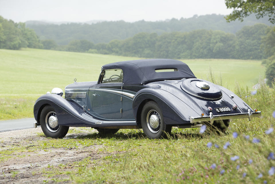 1937 MAYBACH SW-38 'SPECIAL ROADSTER'Coachwork in the style of Spohn  Chassis no. 1834 Engine no. 11294
