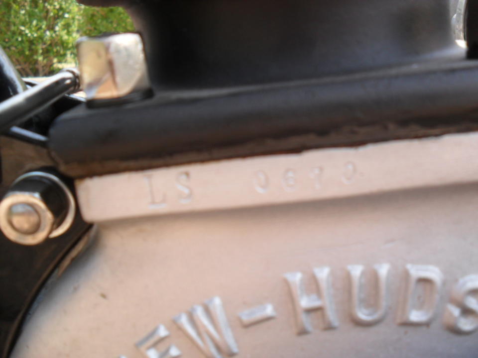 1930 New Hudson 500cc Frame no. LL0663 Engine no. LS0670
